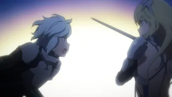 「ダンまち」第8話カット公開!例の紐はリボンのみ