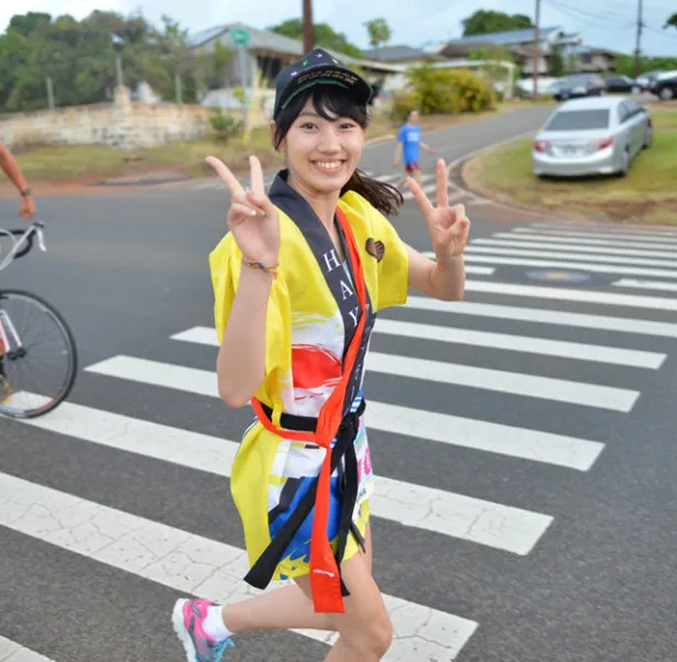 【写真を見る】佐保ちゃん、つらくても苦しくても笑顔で乗り切れ！