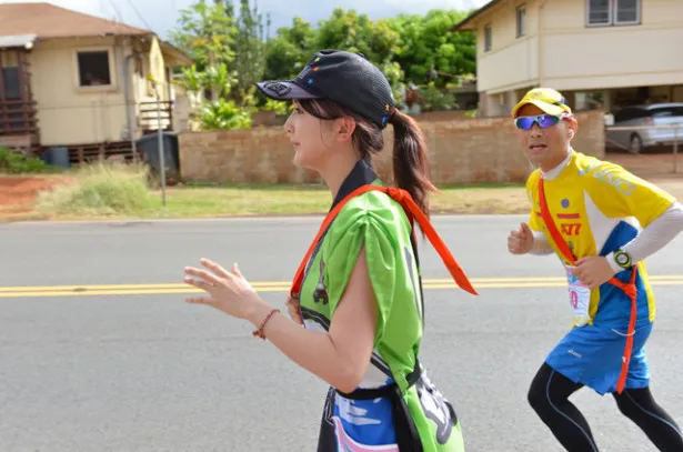 佐保ちゃん同様2区間15kmを担当した森ティー(森咲樹)も無事に完走した