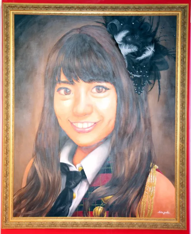 前々回の1位の大島優子の肖像画