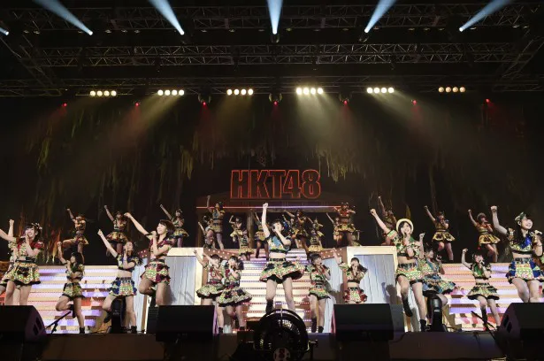 「HKT48全国ツアー ～全国統一終わっとらんけん～」のツアーファイナル、神奈川・横浜アリーナ公演を行ったHKT48