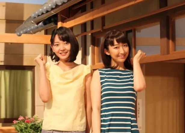 「よ～いドン！」でアナウンサーとして初のテレビ出演を飾る竹崎由佳アナ(左)と竹上萌奈アナ(右)