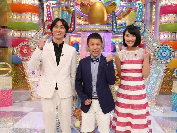 岡村隆史(写真中央)は「授賞式は初めて見ましたが、それを番組のスタジオでやらせてもらえるというのは、僕も持っているなと思います」と語る