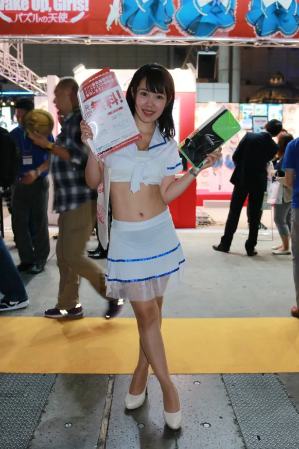 「東京ゲームショウ2015」に出展各社のブースを飾るセクシーコンパニオンたち（25/120）