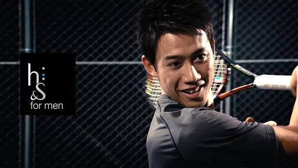 テニスの錦織圭選手がP＆G「h＆s for men」の新テレビCMに出演