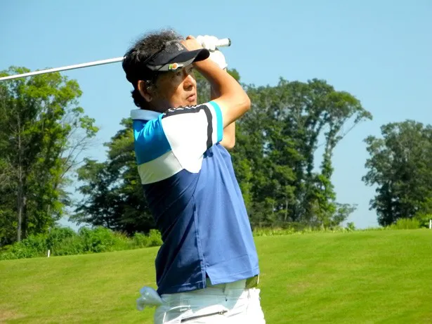 川口氏は「野球経験者として、タイミング、リズム感が(ゴルフに)生かされている」という