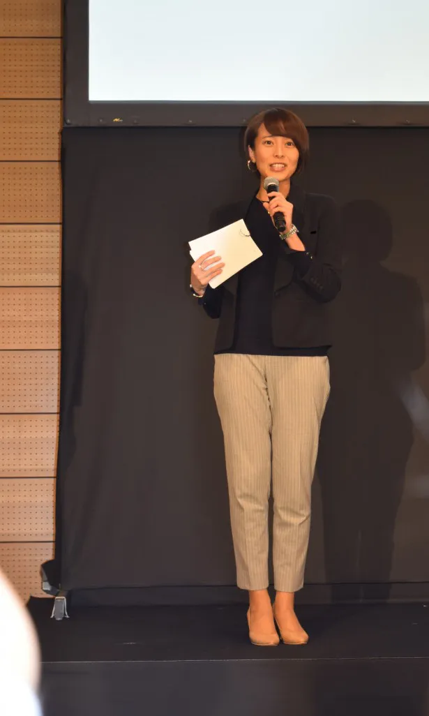 イベントのMCは日本テレビの上田まりえアナウンサーが務めた
