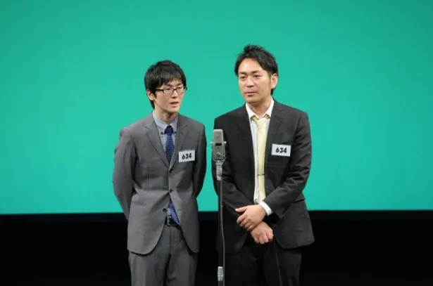 武智(右)は「優勝賞金は僕が1001万円で、相方がマイナス1万円です。僕が彼をテレビに出してあげたということで」と、独断で賞金の使い道を決定！