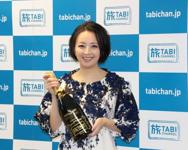 「ドイツでは、4種類のビールを飲み比べました！お酒は何でも好きですね」とお酒好きな一面も覗かせた高橋由美子