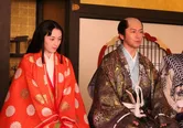 【写真を見る】明智光秀役への思いを語る石丸幹二と勧修寺晴子役の栗山千明