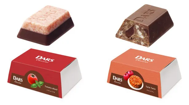 DARS Chocolatのトマト＆バジル、タルトタタン
