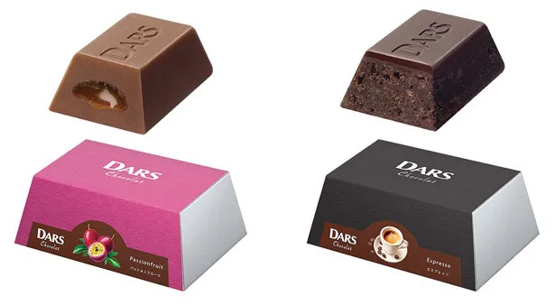 DARS Chocolatのパッションフルーツ、エスプレッソ