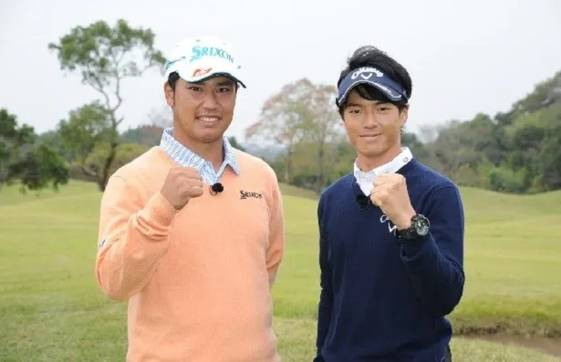 松山英樹と石川遼が初共演 とんねるずとゴルフ対決 芸能ニュースならザテレビジョン