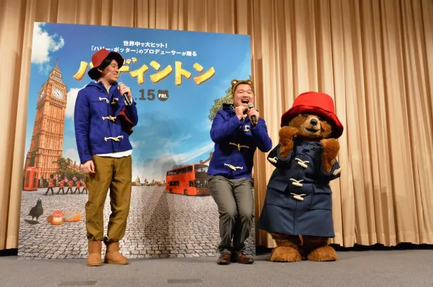 【写真左から】パディントンのためにクマムシ・長谷川俊輔が即興曲を披露！