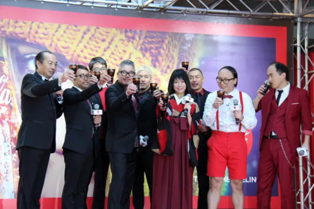 コカ・コーラの新グローバルキャンペーンイベントに田崎真也、RIP SLYME、涼風花、トレンディエンジェルが登場