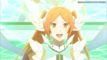 アニメ“PSO2”の第2話では、イツキが前のめり?