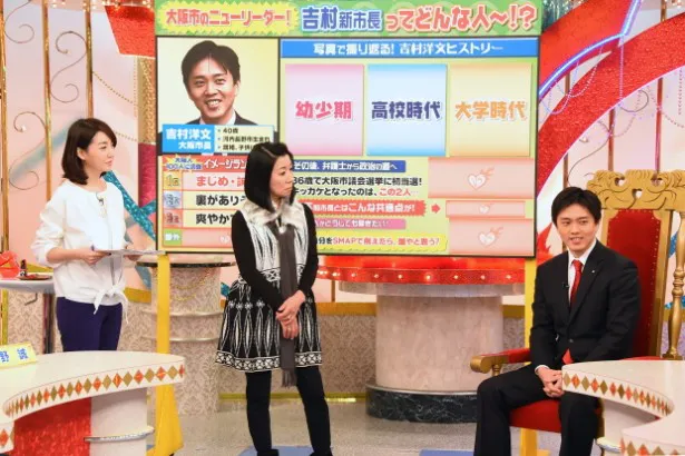 吉村洋文大阪市長が「胸いっぱいサミット！」でバラエティー番組初出演を果たす