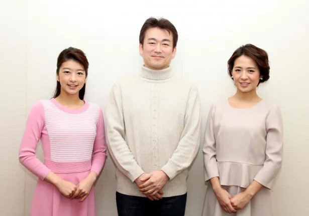 【写真を見る】「ことばのうた」について語る生野陽子アナ、奥寺健アナ、椿原慶子アナ(写真左から)