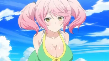 アニメ“最弱”第7話のカット公開！水着で一時休息？