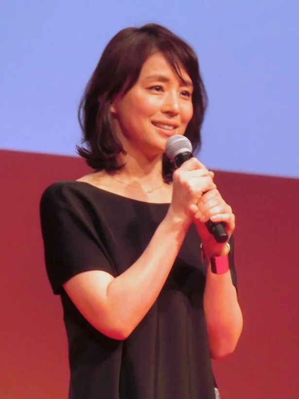 石田ゆり子は「竜也くんと翼くん、2人の母親役をやれてうれしい」と喜びをあらわに