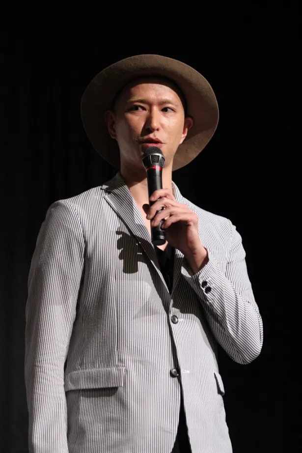 4月9日(土)から2週間限定上映される映画「ドクムシ」に出演する秋山真太郎
