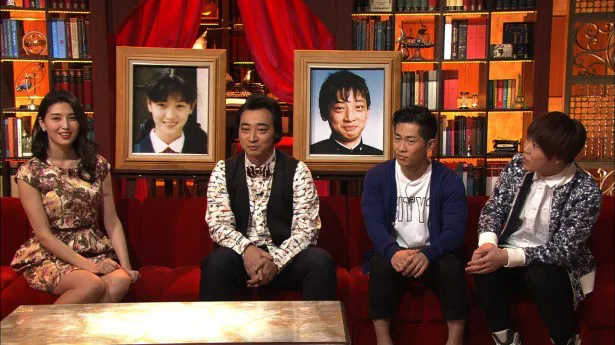3月12日(土)に放送される「あいつ今何してる？」に出演する橋本マナミ(写真左端)