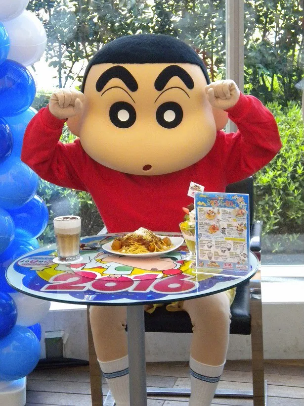 「クレヨンしんちゃん　爆睡!?オラのユメミーカフェ」にしんちゃんも大興奮！