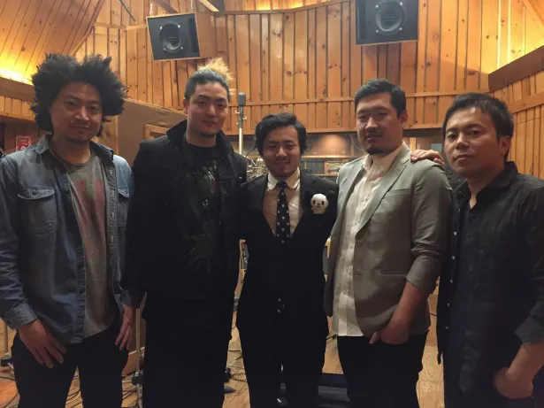 スペシャルコラボレーションバンド・J Squadの黒田卓也、馬場智章、大林武司、中村恭士、小川慶太(左から)