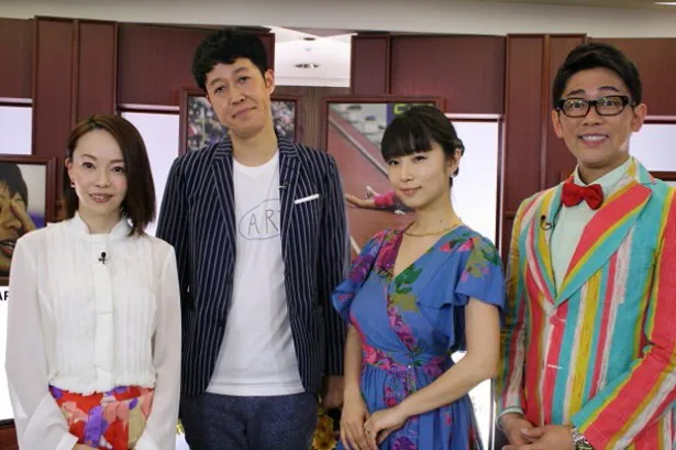 ゲストに千葉真子(左)、MEGUMI(右から2番目)、ビビる大木(右)が登場