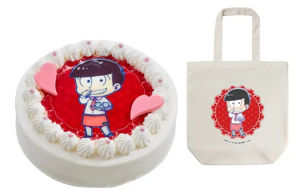 「おそ松さん」キャラクターケーキ発売が決定。購入特典でトートバッグも