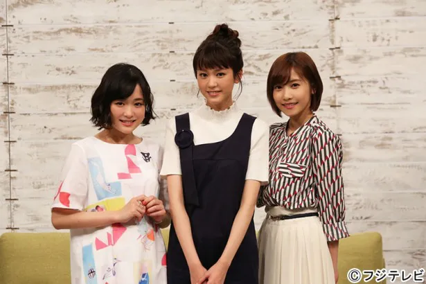 7月スタートの新ドラマ「好きな人がいること」に出演が決まった(左から)大原櫻子、桐谷美玲、佐野ひなこ