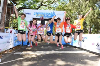 アプガ・まぁな、ホノルル駅伝で郷ひろみからエール?