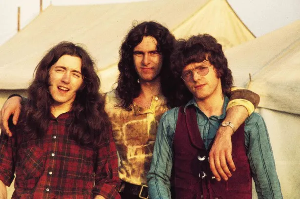 ロリー・ギャラガー(写真左)率いる伝説的ロック・バンド、テイストの1970年のライブを放送！
