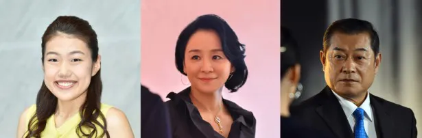 左から佐伯香澄役の横澤夏子、向井雅代役の神野三鈴、三好嘉次役の松平健