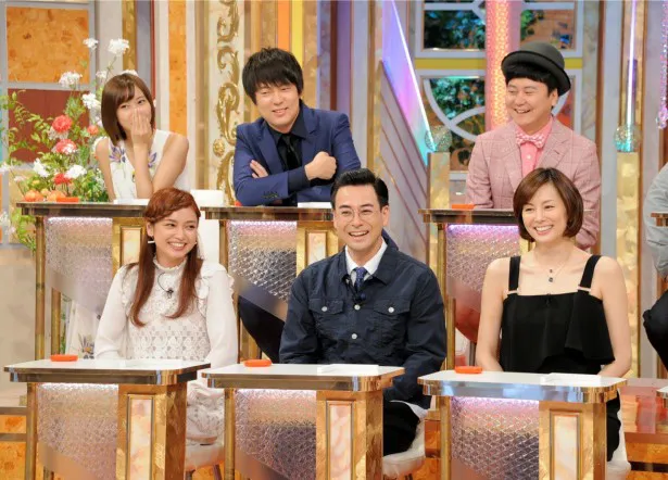 米倉涼子(写真右下)らがハナタカの二択問題に挑戦！