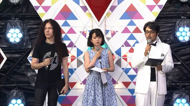 MCはマーティ・フリードマン、弘中綾香アナ、斉藤充プロデューサー(写真左から)