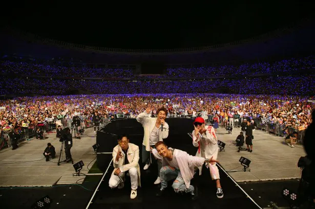 約5万5千人のオーディエンスを魅了したBIGBANG