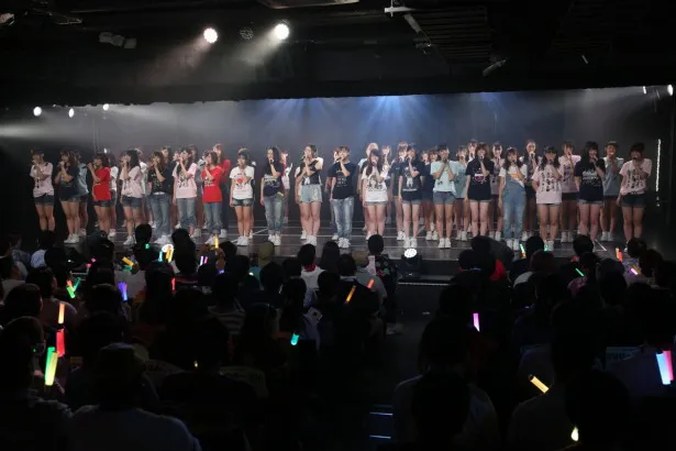 「SKE48劇場デビュー8周年特別公演」、アンコールはメンバーが各期のTシャツを着て登場