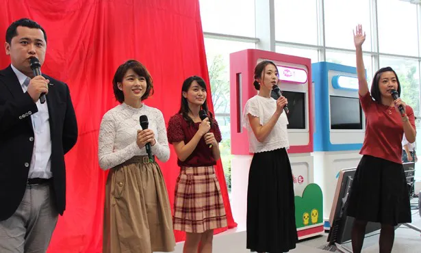 「テレビ朝日アナウンサー2017年カレンダー」の販売開始を記念し、イベントが行われた