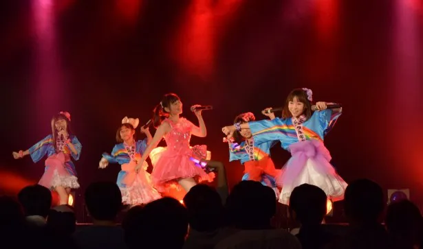 「アイドル甲子園」の舞台で、高橋優里花 with ミラクルキャンディーとしてデビューステージを行ったミラキャン