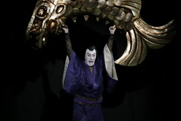 歌舞伎「石川五右衛門」を熱演する海老蔵