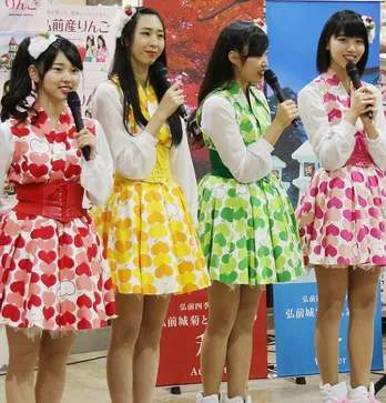 りんご娘、都内で津軽弁いっぱいの“弘前産りんごPR”