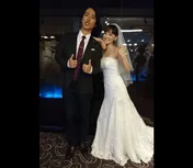 倉科カナ 胸もと大胆ウェディングドレスで魅了