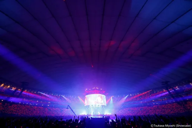 9月20日の東京ドーム公演の模様。 5万5000人が東京ドームを埋め尽くした