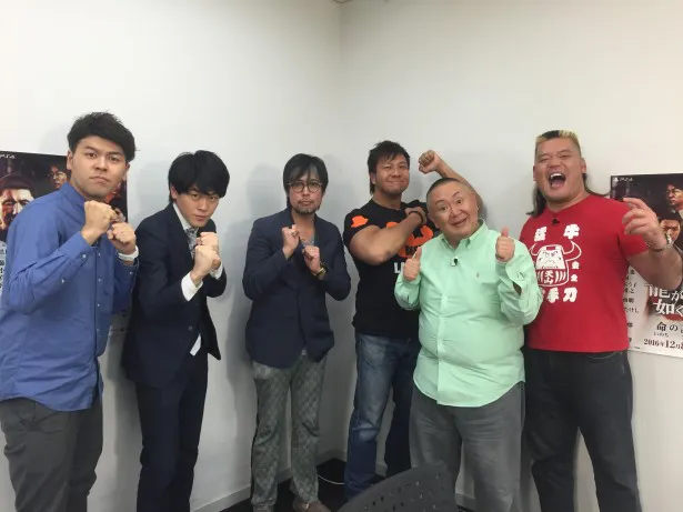 「龍が如く6 命の詩。」に出演している新日本プロレスの天山広吉選手、小島聡選手本人が実際にゲームをプレイする企画も！