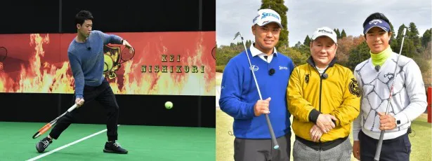 錦織圭、石川遼、松山英樹の3選手も参戦！　総合MC・ビートたけしはゴルフ対決の現場に駆けつける