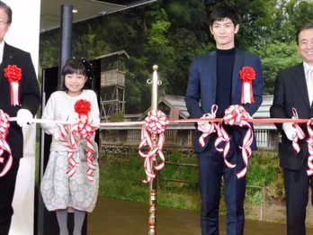 「直虎」三浦春馬＆新井美羽が大河ドラマ館に登場！