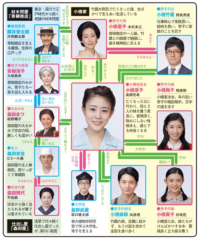 とと姉ちゃんの人物相関図
