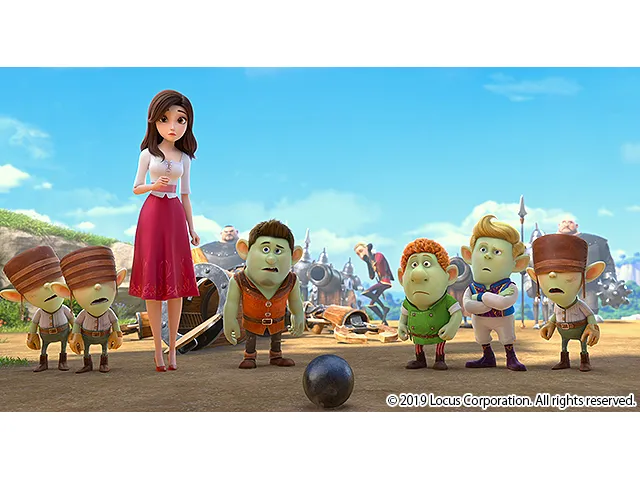 白雪姫の赤い靴と7人のこびと